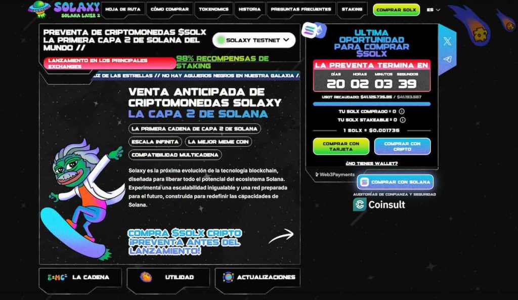 Nuevas criptomonedas: SOLX